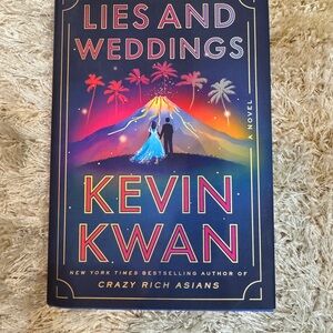 New Autographed First Edition Kevin Kwan’s Lies and Weddings (Crazy Rich Asian)